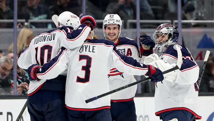 Coyle nets shootout winner as Columbus beats Seattle Kraken