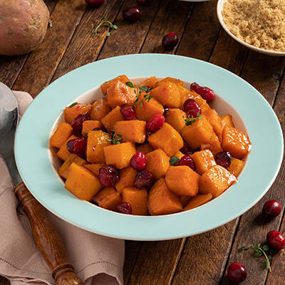 Cranberry-Glazed Sweet Potatoes