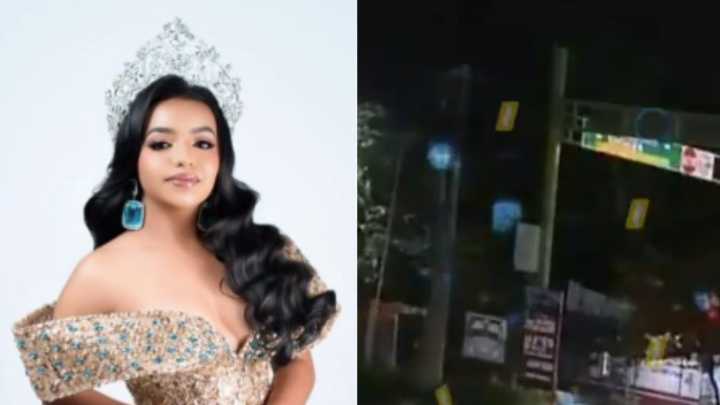 Reina de belleza falleció en un accidente automovilístico, todo quedó grabado en video