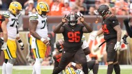 Browns DL carted off field with injury