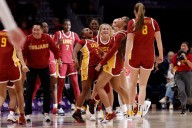 Jazzy Davidson’s heroics power No. 18 USC women’s basketball over No. 9 NC State