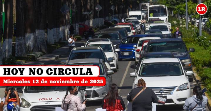 Hoy No Circula miércoles 12 de noviembre 2025: qué autos y placas descansan en CDMX y Edomex