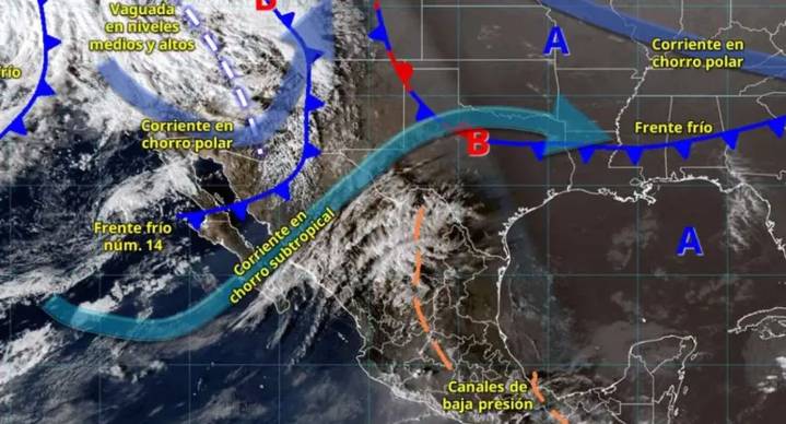 Segundo frente frío ‘refrescará’ a Hermosillo con nublados y lloviznas aisladas