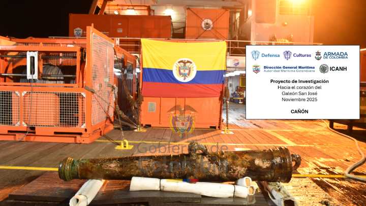 Galeón San José: la ciencia detrás de la recolección de cinco piezas del naufragio de 1708