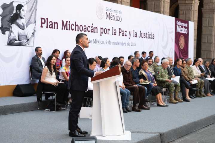 Plan Michoacán consta de 12 ejes y recursos por $57 mil millones: Sheinbaum