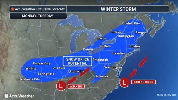 Potential winter storm could bring N.J. some snow, ice and rain next week