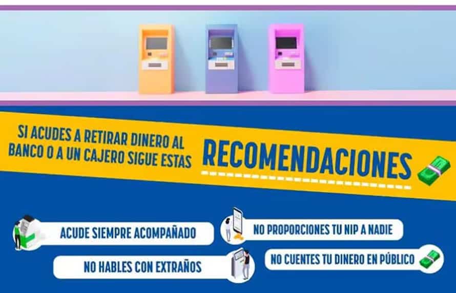 Extreme precauciones en retiro de aguinaldo