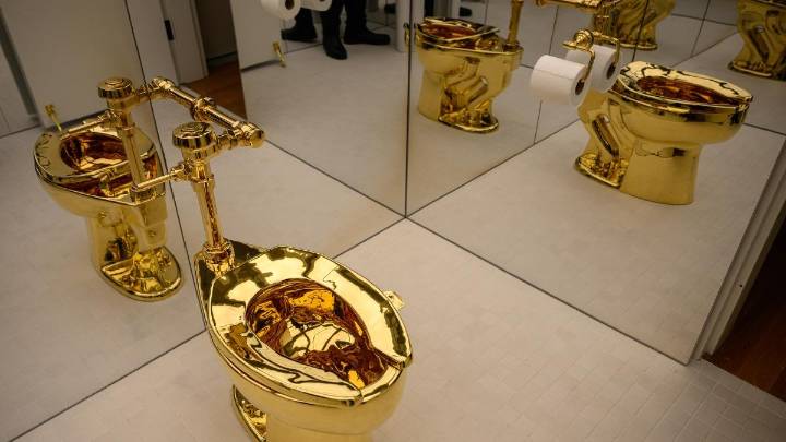 World’s most expensive functional ‘gold toilet’ sold for $12.1m