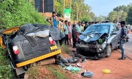 Puttur: 6-year-old girl killed, five Injured in car