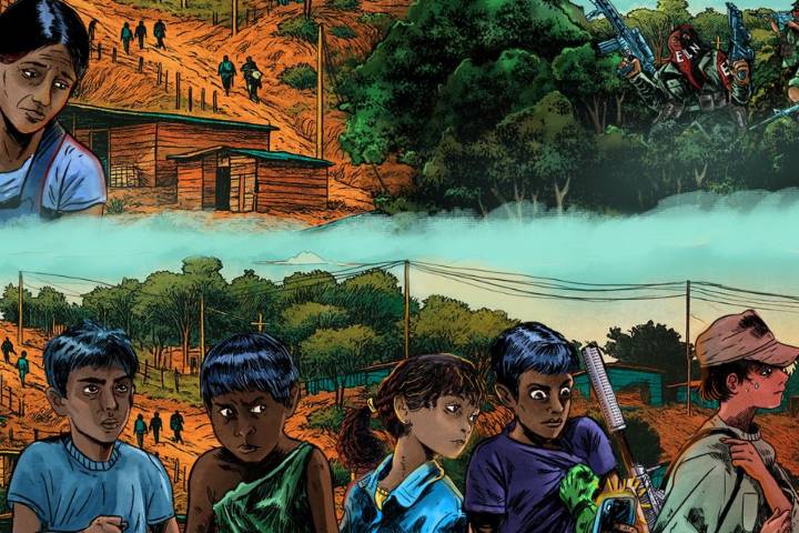 Niñez migrante en medio de conflicto en Colombia: entre reclutamiento y desplazamiento