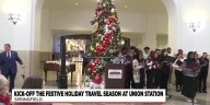 Tree lighting at Union Station