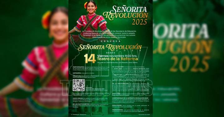 Buscan a la pr?xima Se?orita Revoluci?n 2025 en Matamoros