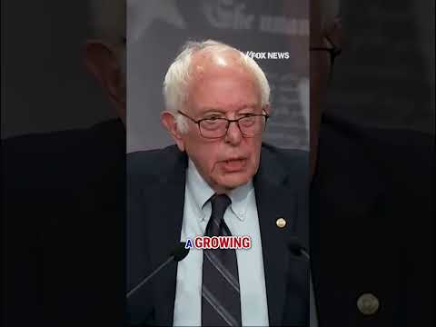 BERNIE'S REVOLT: Sanders takes over Chuck Schumer's news conference #shorts #fox #media #news