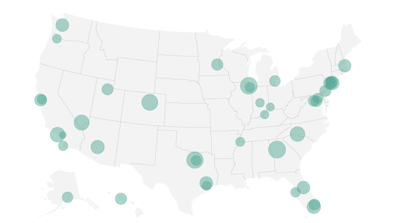 Tracking US flight delays and cancellations in charts