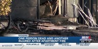 One dead one injured after Wiggins apartment fire