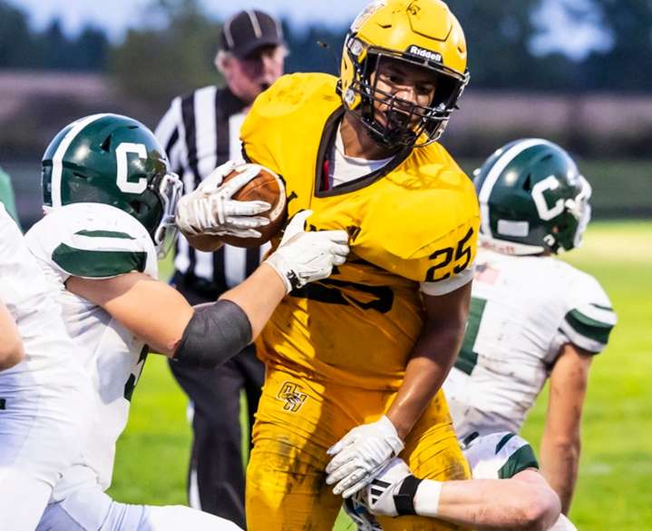 2025 high school football playoff brackets, with second