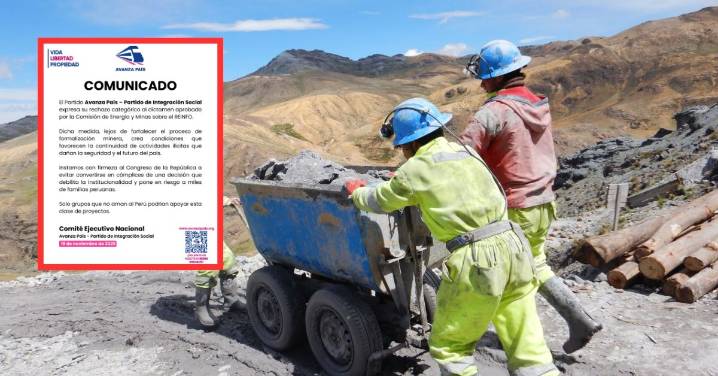 Avanza País RECHAZA ampliación del REINFO hasta 2027: "Dañan la seguridad y el futuro del país"