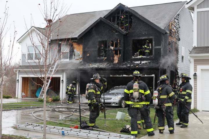2 families displaced after fire breaks out on far east side of Indianapolis
