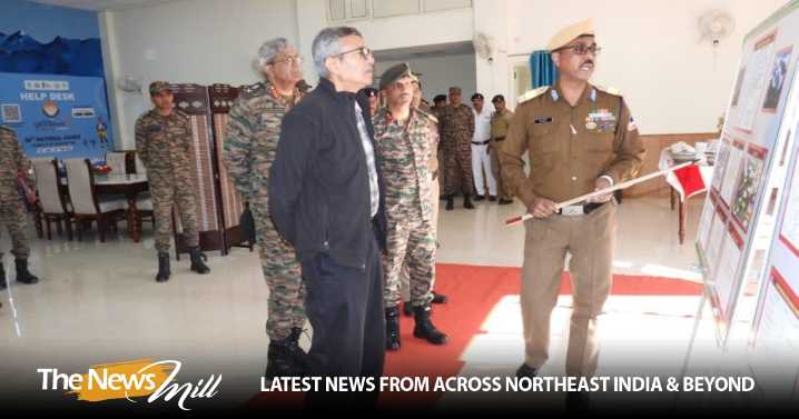 Defence Secretary Rajesh Kumar Singh visits forward areas in Central Sector