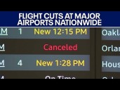 Flight cuts nationwide due to government shutdown