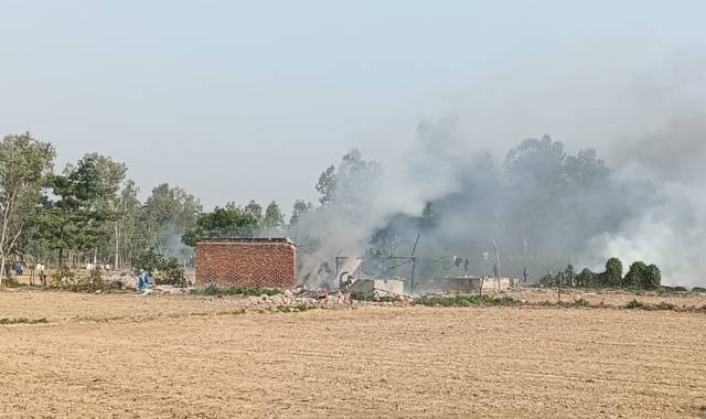 Massive Explosion in Illegal Firecracker Factory Kills Two in UP