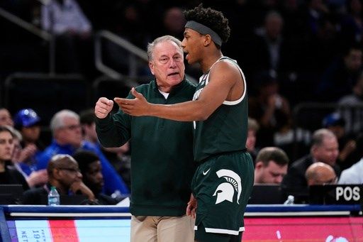 No. 17 Michigan State makes season-high 11 3-pointers to beat No. 12 Kentucky 83