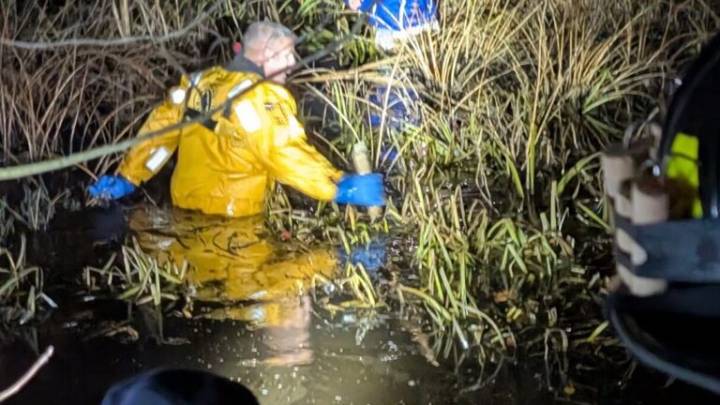 Manchester-by-the-Sea firefighters rescue woman stuck in swamp 