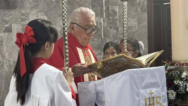 Concluye padre Guadalupe Barragán servicio en Felicitas y Perpetuas