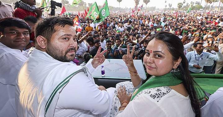 Bihar Rohini Acharya says kin abused her as Lalu family rift widens