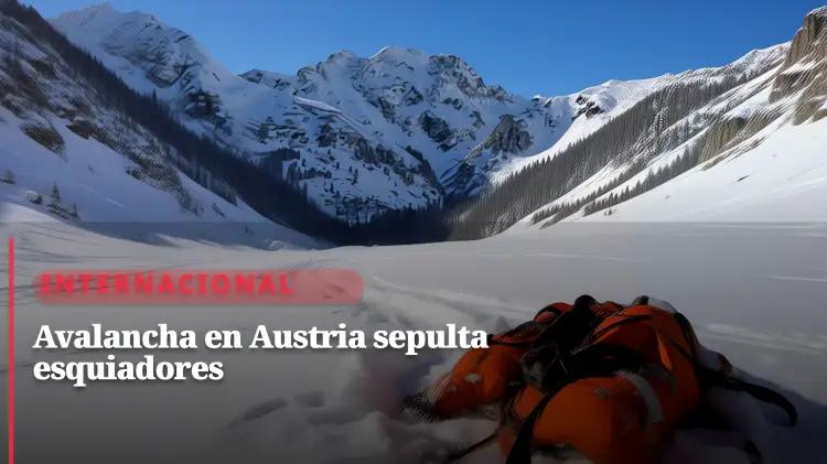Avalancha en Daunscharte deja tres esquiadores heridos en Alpes austríacos