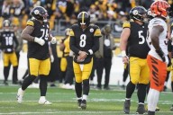 Steelers QB Aaron Rodgers being evaluated for a left hand injury