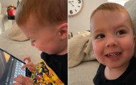 Dad Finds Toddler Using iPad, Not Prepared for What He’s Doing on It