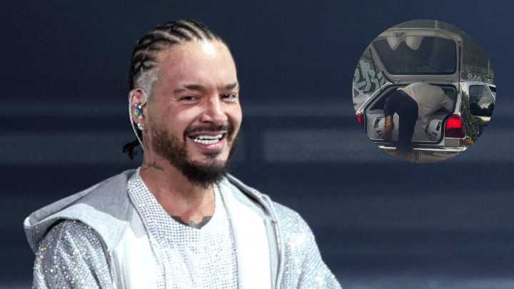 J Balvin sorprende a pasajera de un vehículo al ingresar por el baúl: ¿qué ocurrió?