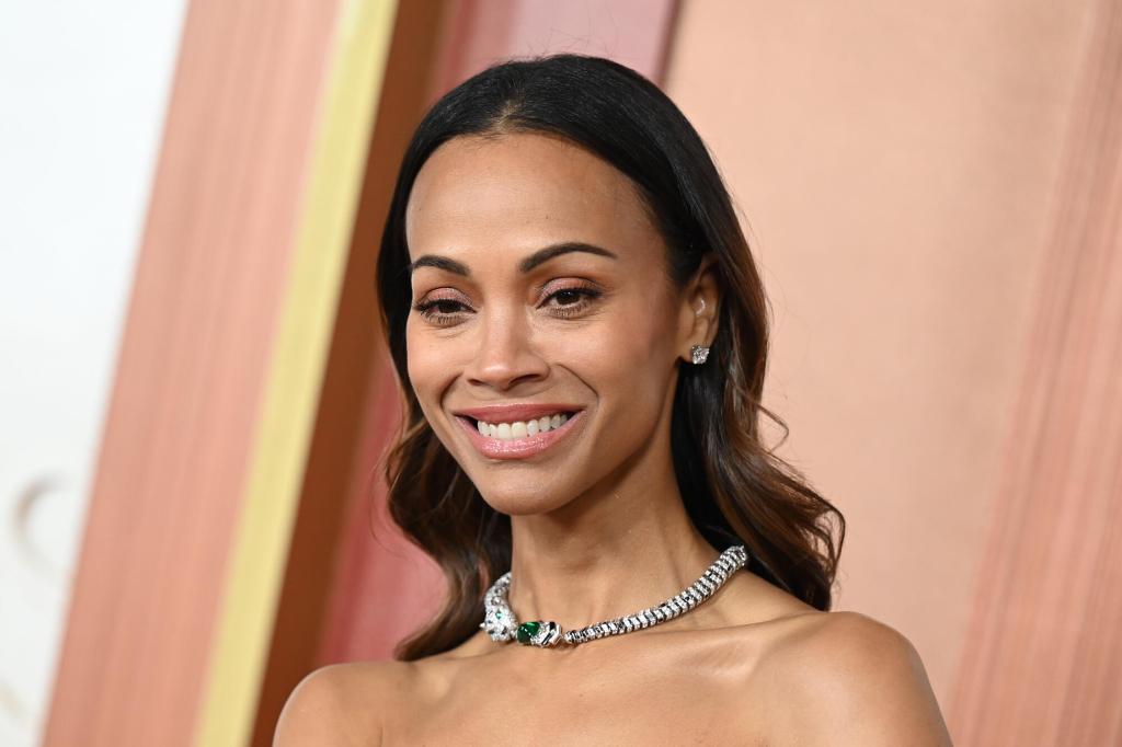 Zoe Saldaña Looks Like a Hippie Goddess as She Frees the Nipple for Vogue Mexico