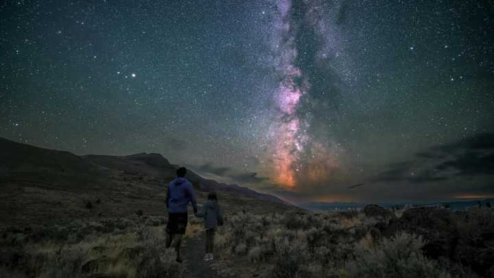 Where is least light pollution in New England? Where darkest skies are