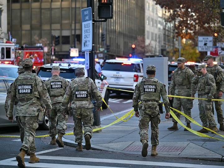 Two US National Guard soldiers killed in shooting near White House