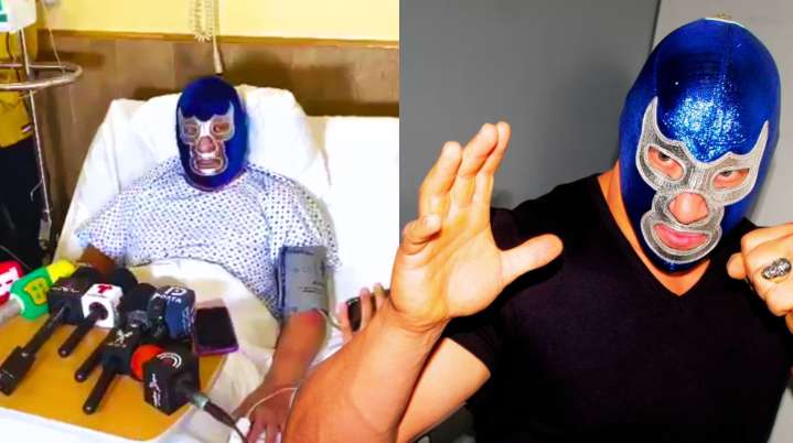 VIDEO | Es dado de alta Blue Demon Jr. tras accidente automovilístico
