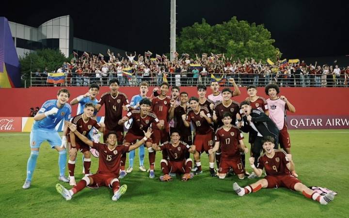 Venezuela U17 vence a Inglaterra en su debut mundialista