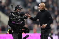 Pep Guardiola apologises for cameraman clash after Newcastle game: 'I feel embarrassed'