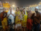 The team of "Badaa Karara Pudna" visits Amritsar to seek divine blessings at the Golden Temple ahead of their film's worldwide release on November 7.