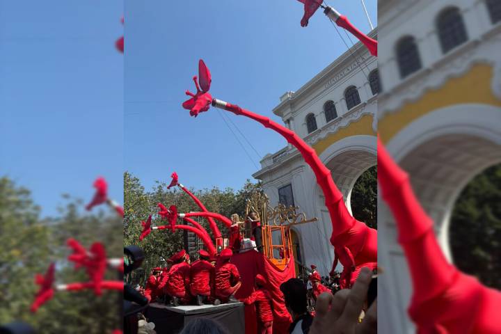 Jirafas gigantes se apoderaron de la Vía RecreActiva; reúnen a más de 15 mil
