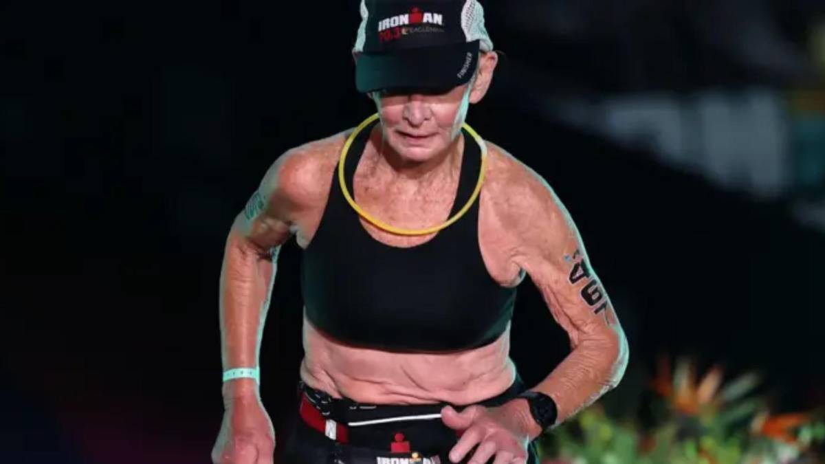 Natalie Grabow, la mujer de 80 años que se convirtió en la más longeva en terminar el IronMan más exigente del mundo