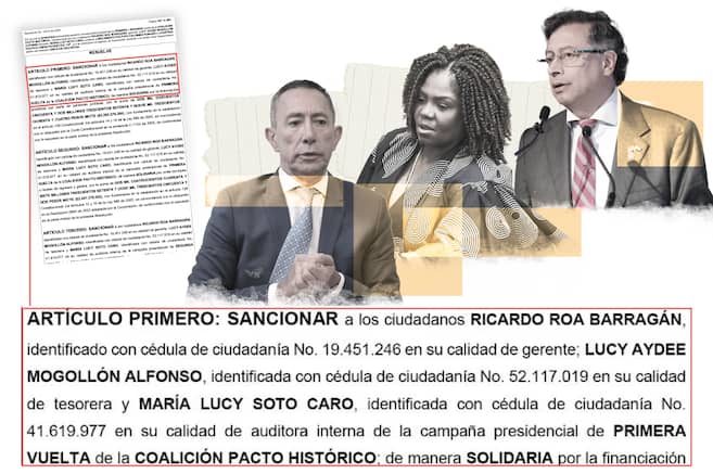 Este es el impacto de la sanción a la campaña de Petro: “no aceptamos esa decisión”