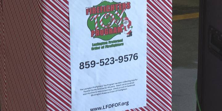 Lexington Fire kicks off 96th annual holiday toy drive