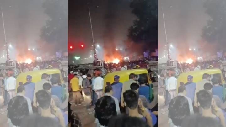 Explosion in car near Red Fort; 7 vehicles go up in flames, 1 feared dead