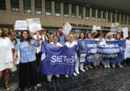 Huelga de los técnicos sanitarios: «Somos invisibles pero imprescindibles»