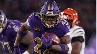 Ravens' Derrick Henry passes Jim Brown on all
