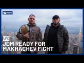 Jack Della Maddalena Takes Over Times Square Ahead of UFC 322