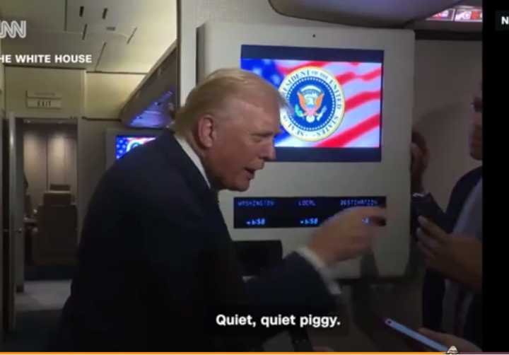 WH Response To Trump's 'Quiet, Piggy' Remark Somehow Makes It Worse