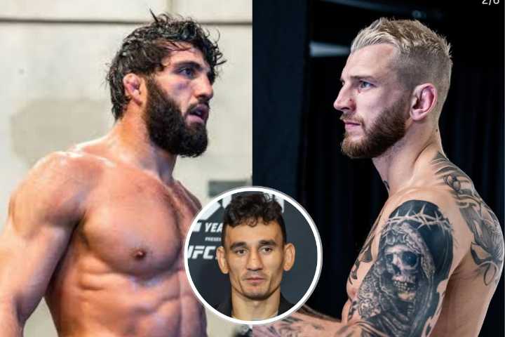 Max Holloway Responds With Viral 50 Cent GIF After Catching Strays for Arman Tsarukyan vs. Dan Hooker